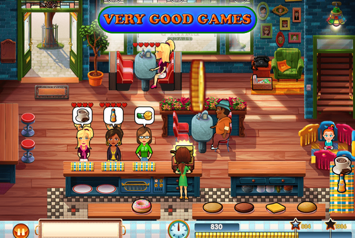 A screenshot of a busines restaurant game for Android and iOS tablets and smartphones, for Windows and Mac computers