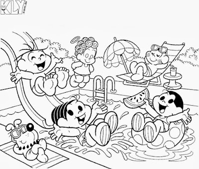 Desenhos para Colorir do Verão