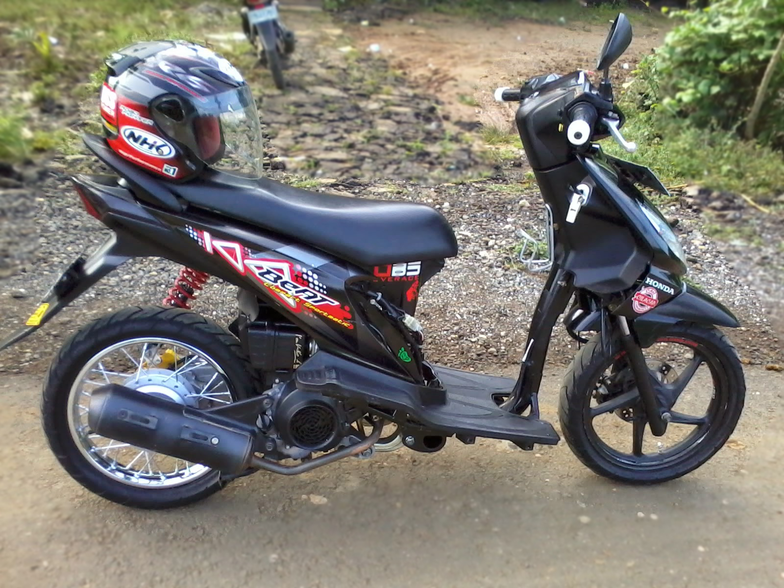 54 Modifikasi Beat Karbu Simple Terunik Tang Motor