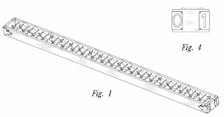 An image of a diagram from US design patent 399,522 for a digital abacus