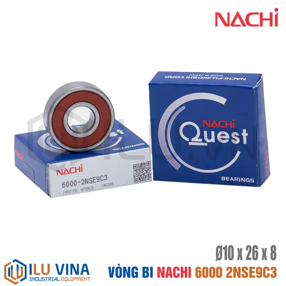 6000-2NSE9CM - VÒNG BI, BẠC ĐẠN, BEARING  NACHI 6000-2NSE9CM 4