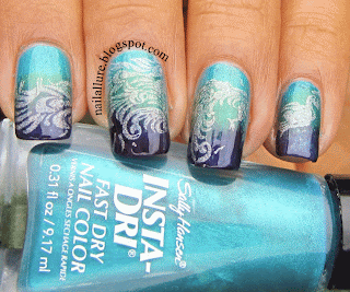 peacock nails