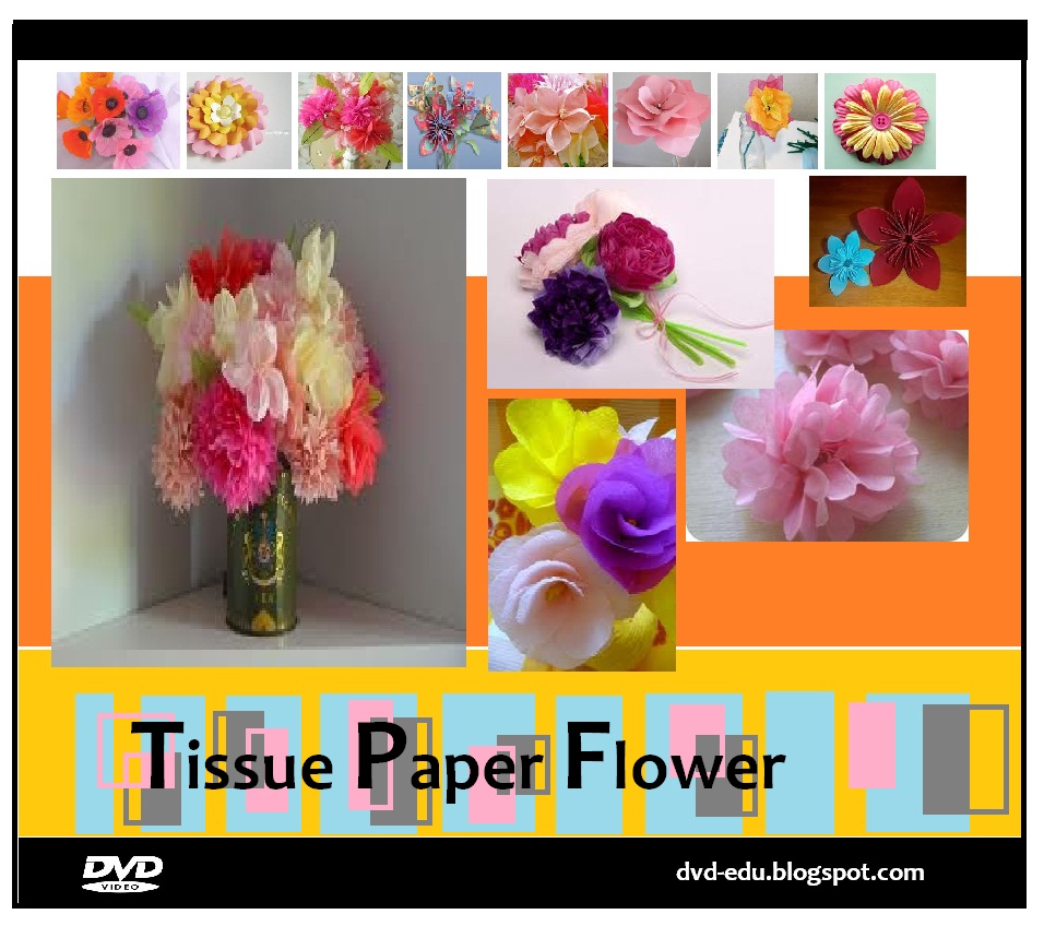 best nail design Membuat bunga dari  tissue Tissue flower 