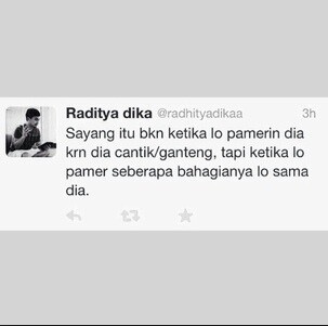 Gambar Kata Kata  Cinta  Romantis Ala Raditya  Dika 