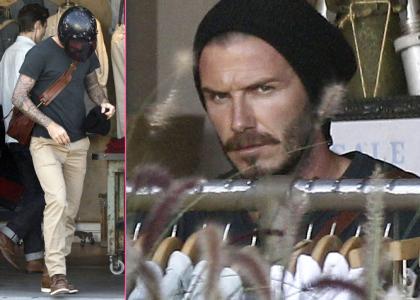 David Beckham's Sexy Melrose Avenue Shopping Spree » Gossip