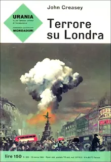 La copertina di Terrore su Londra - Urania 303
