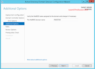 installation and configuration of adds on windows server 2012