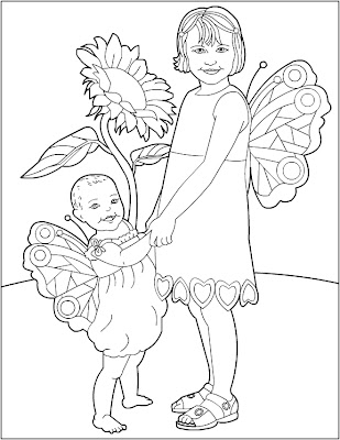 fairy coloring pages