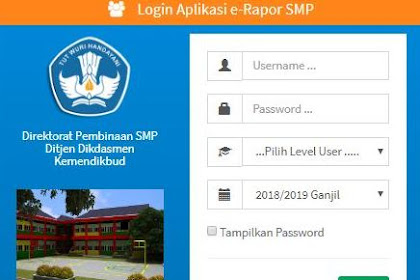√ Download Aplikasi E-Rapor Smp Versi 1.0