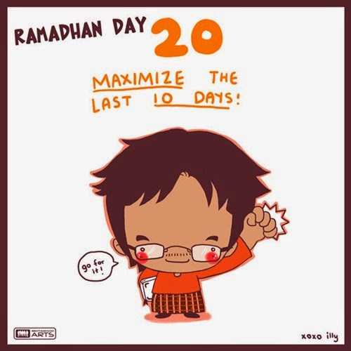 Kartun Ramadhan Lucu di Sepuluh Hari kedua di bulan Ramadhan