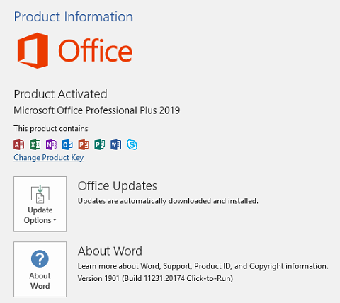 Activate Office 2019 Pro Plus Using the Generic Key