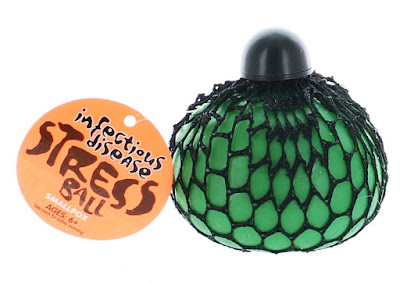 Infectious Disease Balls - Stress Balls - ThinkGeek (Smallpox - Green)