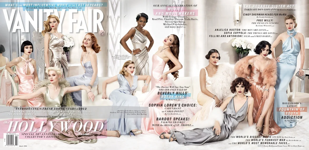 Eleven young Hollywood babes pose for Vanity Fair, Annual Hollywood Issue