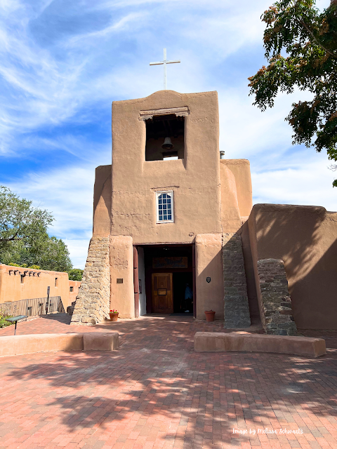 Originally constructed in 1610, the San Miguel Chapel was restored in 1710 after the Pueblo Revolt.
