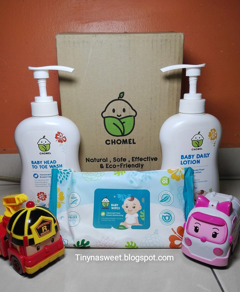 Produk Bayi jenama CHOMEL khusus untuk kulit sensitif dan 