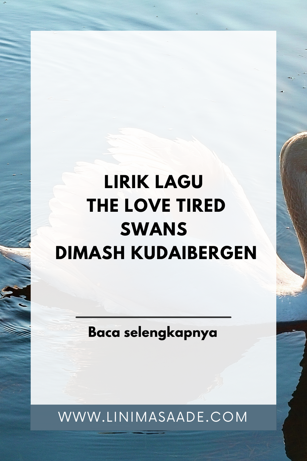 Lirik Lagu The Love Tired Swans Dimash Kudaibergen