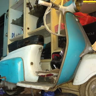 Jual motor klasik dijual lambreta 125cc  th 1969