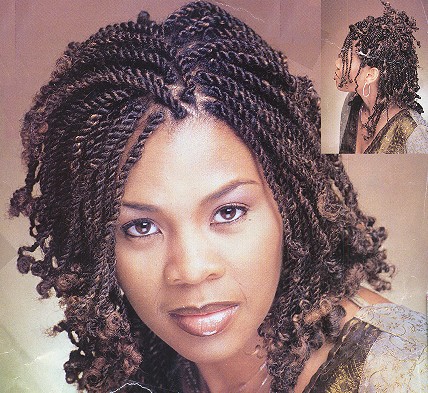 Nappy Hair Styles on Nappy From Madinina Extensions De Locks And Kinky Twist Femme Portant