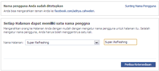 ganti alamat fp, Username Fans Page, ganti username fp, cara mengganti alamat fp, ubah alamat user name fans page, cara ganti alamat username fanspage fp di facebook