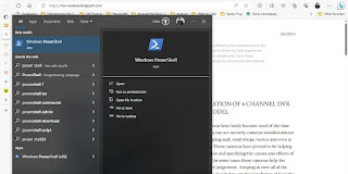 Search Windows Power Shell in Windows 10