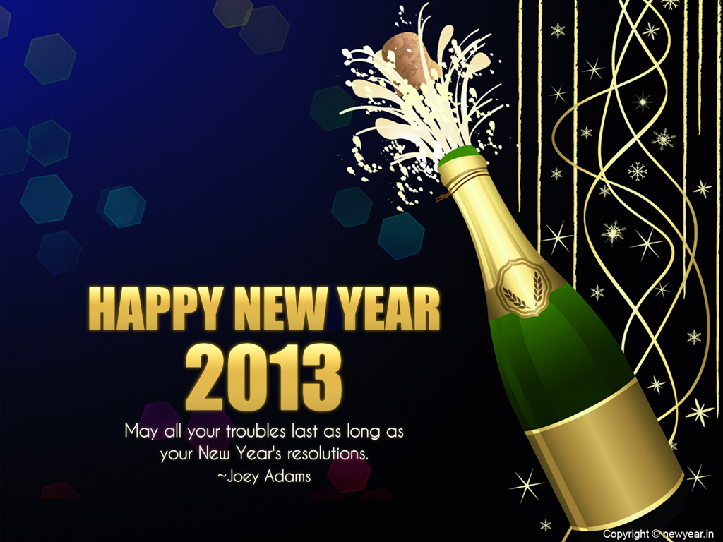 Beautiful Happy New Year Wallpapers 2013