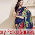 Ivory Polka Sarees | Latest Collection of Printed Draper Sarees