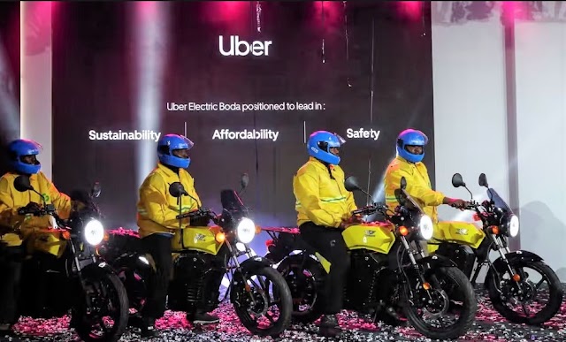 Kenya : Uber lance son réseau de transport en motos électriques