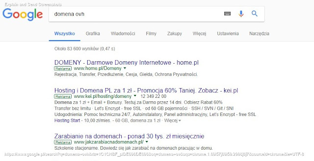 domeny internetowe