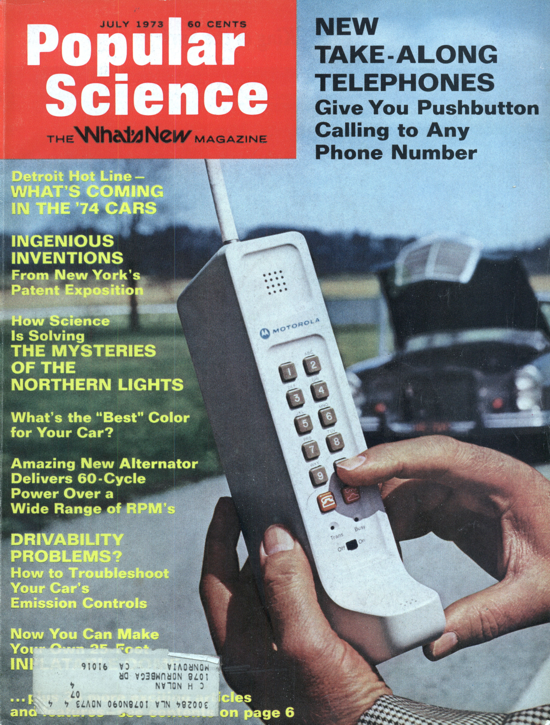 Motorola DynaTAC review June 1973 - cover