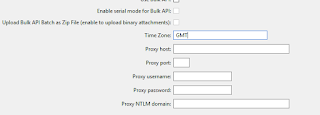 Salesforce dataloader time Zone 