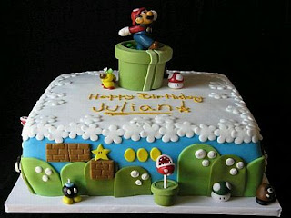 Mario Bros, children party cakes