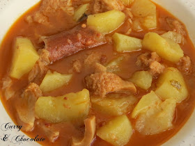 Menudo o callos a la andaluza con patatas, receta de mi madre