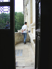 The newly accessible balcony at the Chateau of Chenonceau.  Indre et Loire, France. Photographed by Susan Walter. Tour the Loire Valley with a classic car and a private guide.