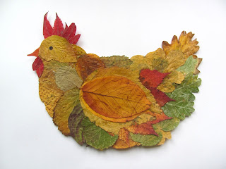 hen - leaf fall crafts