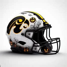 Iowa Hawkeyes Halloween Concept Helmets