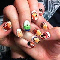 Uñas decoradas de Disney