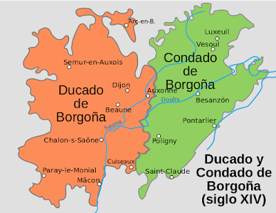ducado, condado, Borgoña, siglo XIV