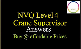 NVQ level 4 crane supervisors answers