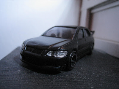  and my custom EVO 7 with flat black paint