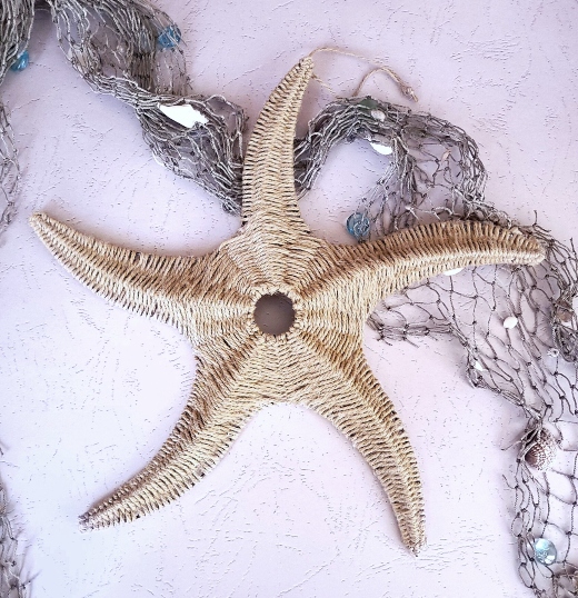 Coastal Wire Wreath Frames Starfish Shape Anchor Shaped