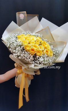 Những bó hoa hồng vàng đẹp