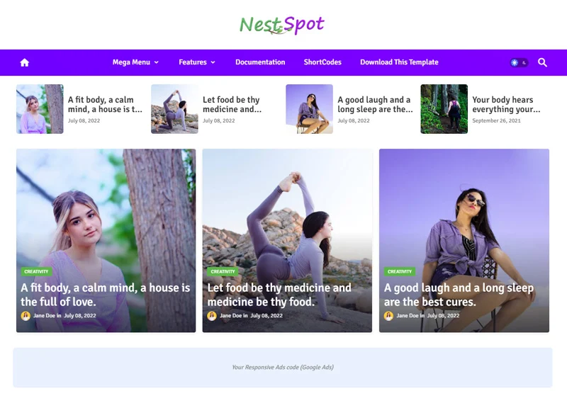 Blogger Template NestSpot