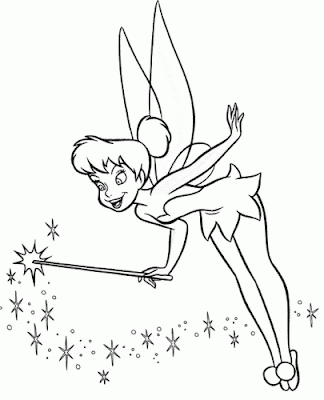 Tinkerbell Coloring Sheets on Great Tinkerbell Coloring Pages For You