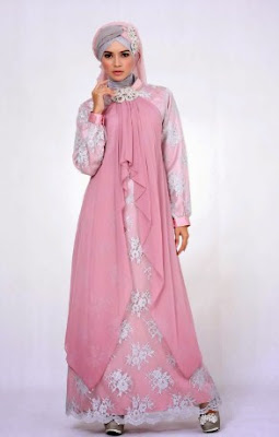 dengan kombinasi satin paling banyak diminati oleh perempuan kini dalam berbusana mungkin 37+ Model Baju Muslim Brokat Kombinasi Satin Terngehits 2018
