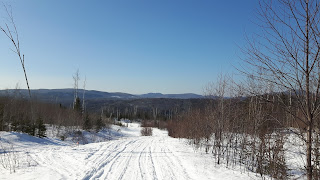 Saint-Côme, Lanaudière, paysage, l'hiver, montagnes