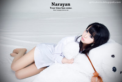 Im-Soo-Yeon-White-Dress-Shirt-07-very cute asian girl-girlcute4u.blogspot.com