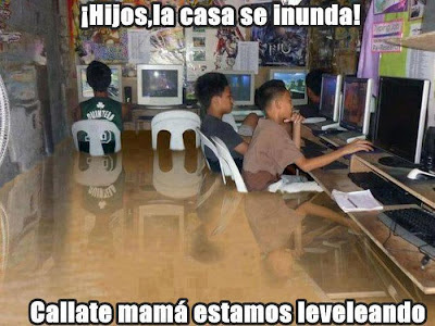 gamers inundados humor