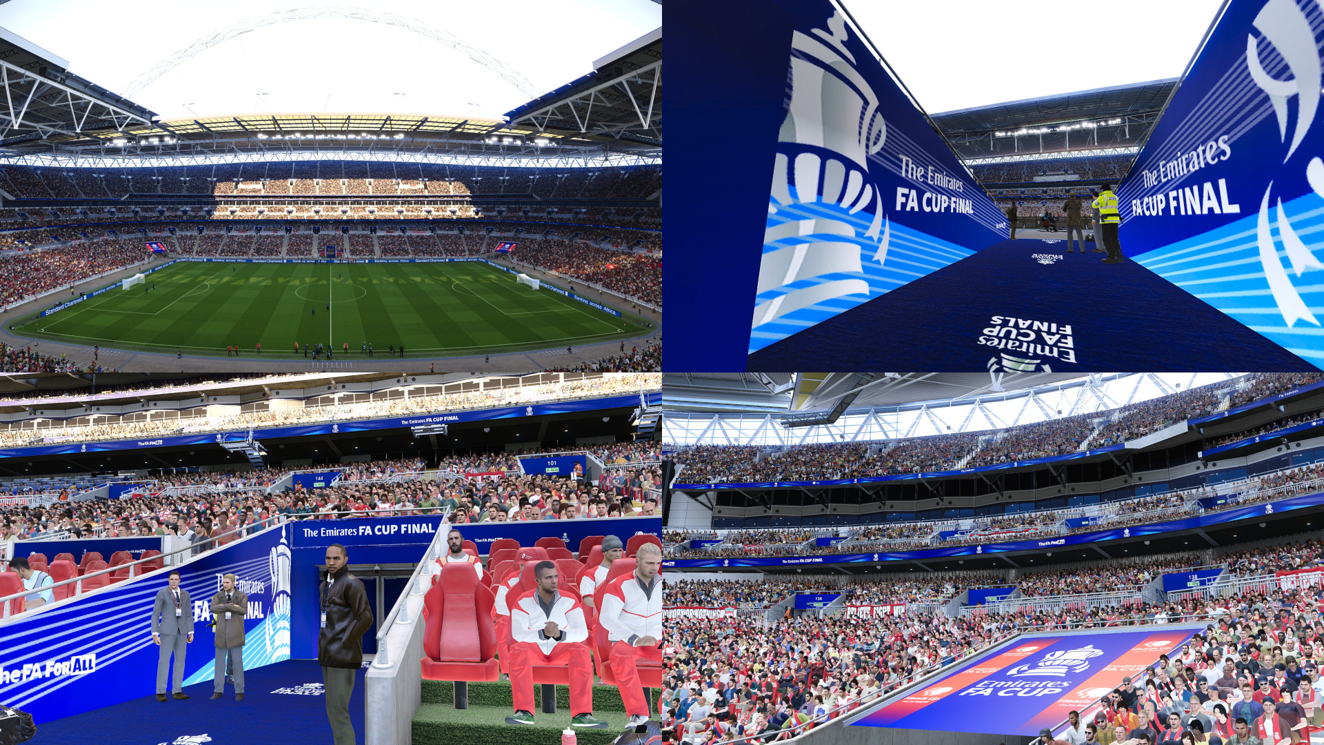 PES 2021 Wembley Stadium Retexture Pack