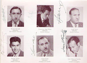 Román Bordell, Francisco José Pérez, José Sanz, Román torán, Jaime Lladó y Juan Manuel fuentes