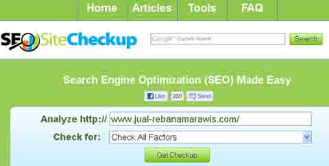 Tips Menganalisa Halaman Blog dengan SEO Tools